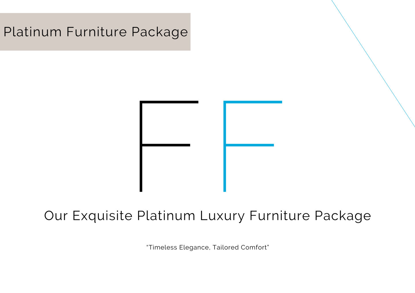 Platinum Furniture Package 1 Month Hire