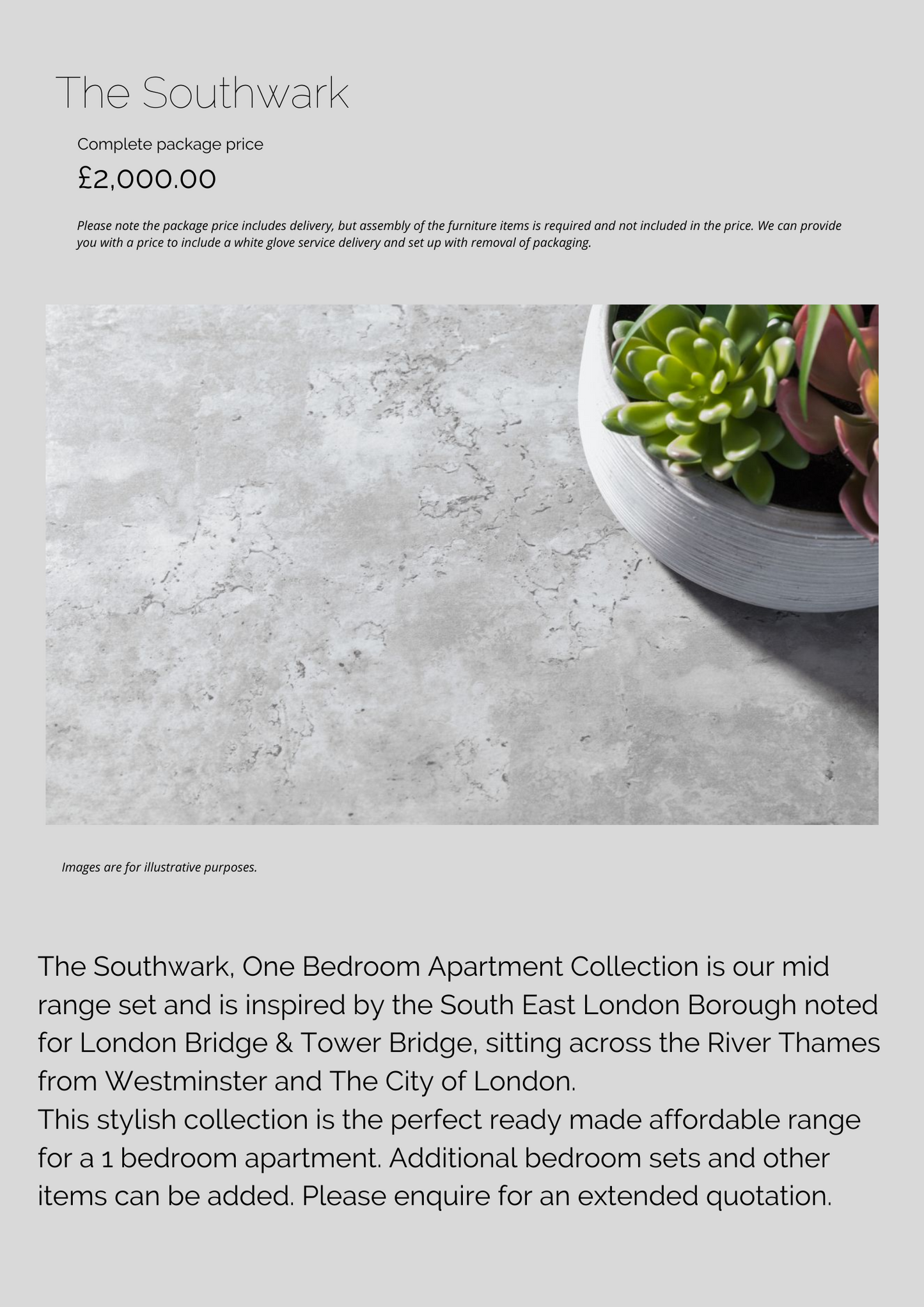 The Southwark Range Furniture Pack