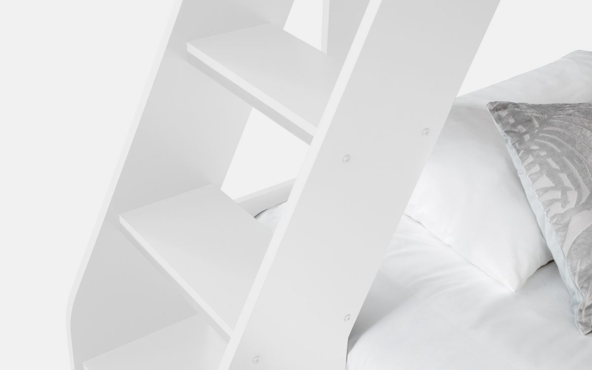 Domino Bunk Bed Triple Sleeper - White