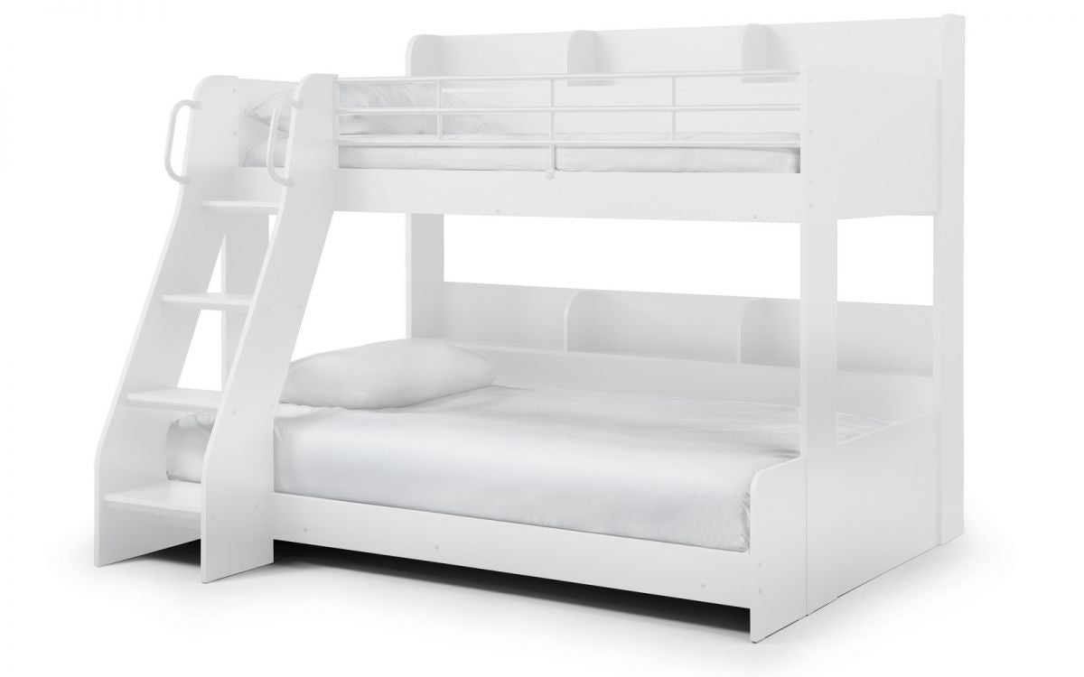 Domino Bunk Bed Triple Sleeper - White