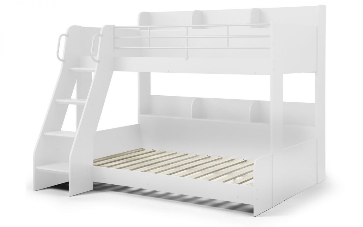 Domino Bunk Bed Triple Sleeper - White