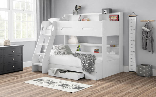 Orion Bunk Bed Triple Sleeper - White