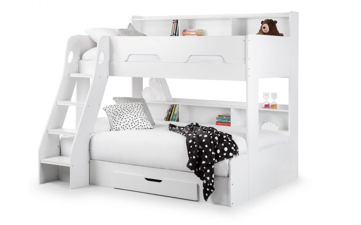 Orion Bunk Bed Triple Sleeper - White